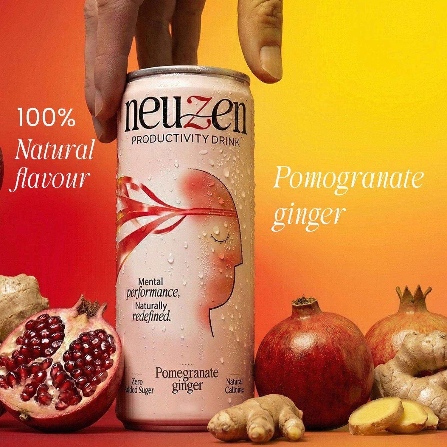 Pomegranate Ginger Productivity Drink