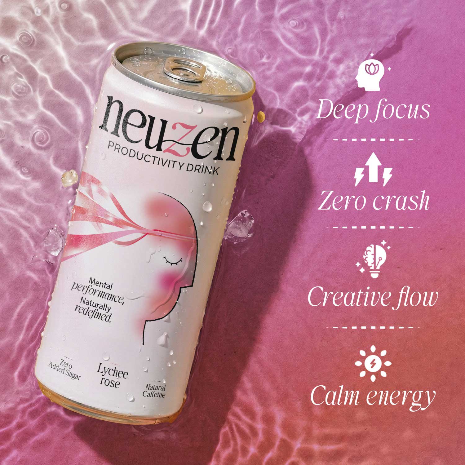 Lychee Rose Productivity Drink